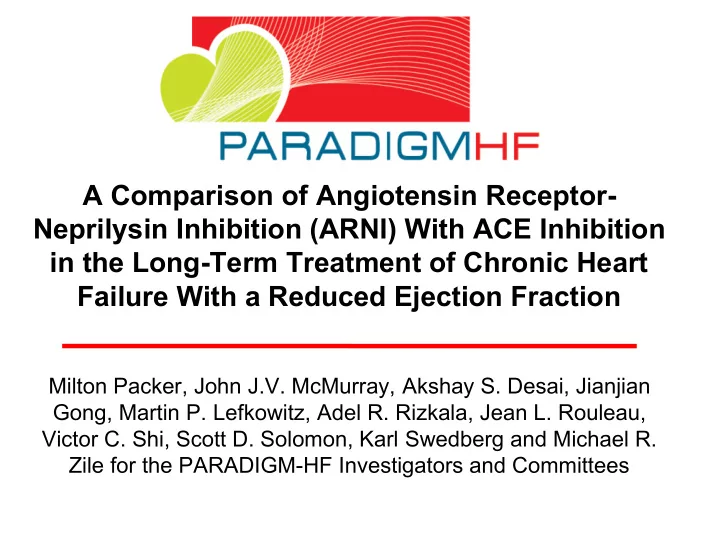 a comparison of angiotensin receptor neprilysin