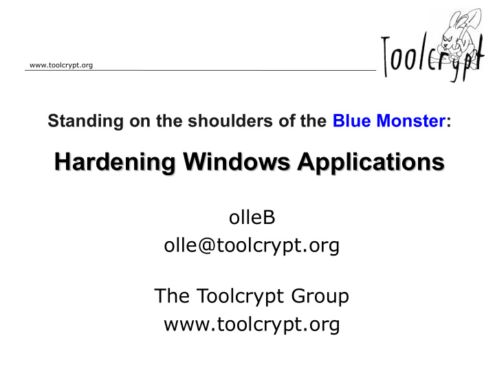 hardening windows applications hardening windows