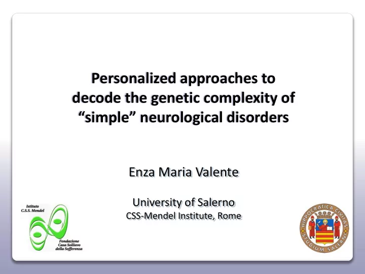 personalized approaches to