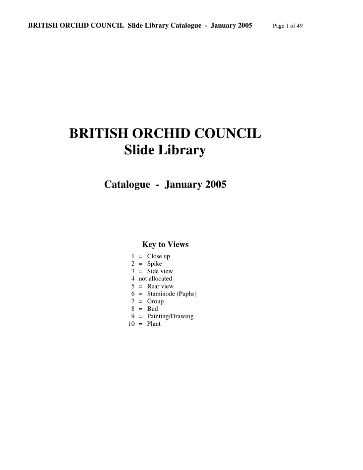 british orchid council slide library