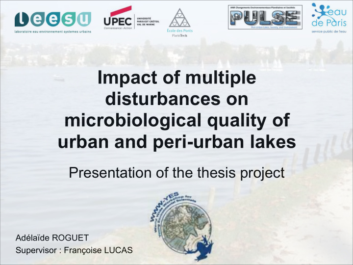 impact of multiple disturbances on microbiological