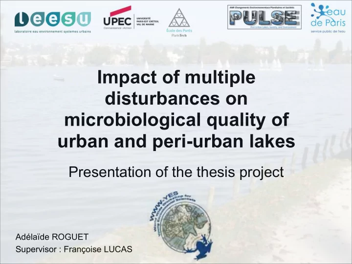 impact of multiple disturbances on microbiological