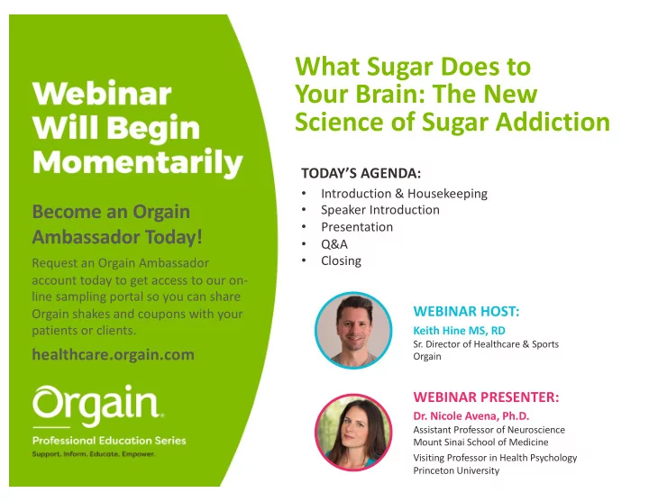what sugar does to your brain the new science of sugar