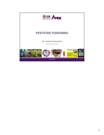 1  2  3  4  5  6 Pesticide are also classified based on hazard level. The hazard classification may