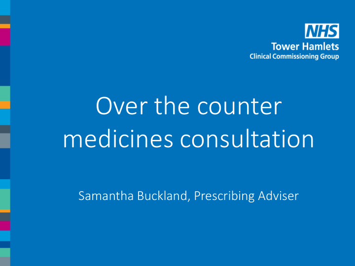 medicines consultation