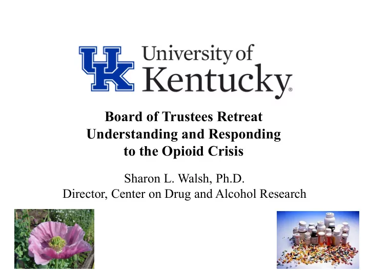 board of trustees retreat understanding and responding to