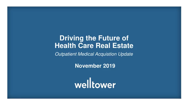 driving the future of