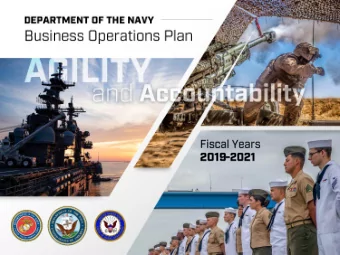 the National Defense Business  Operations Plan Enable greater efficiency through more agile