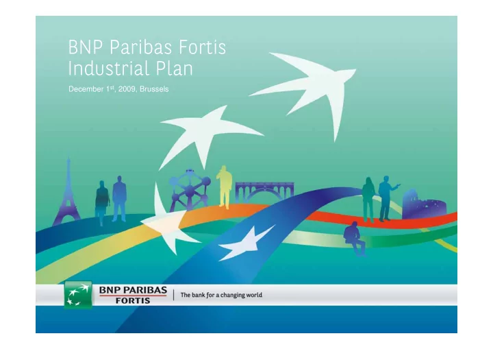 bnp paribas fortis industrial plan