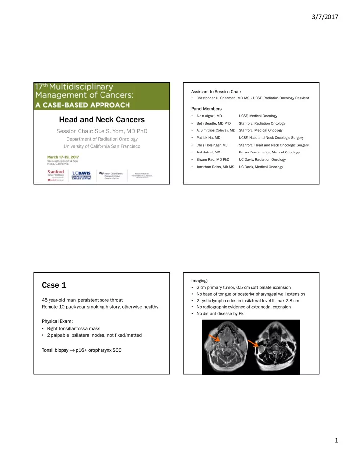 head and neck cancers