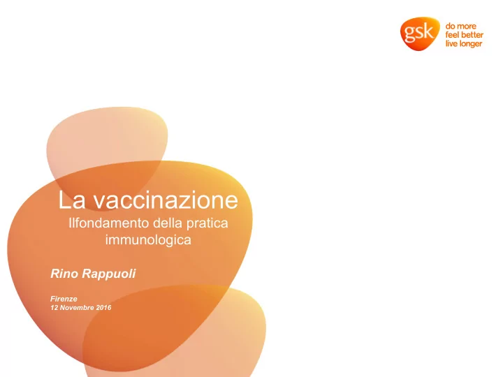 la vaccinazione