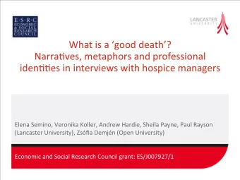 Elena  Semino,  Veronika  Koller,  Andrew  Hardie,  Sheila  Payne,