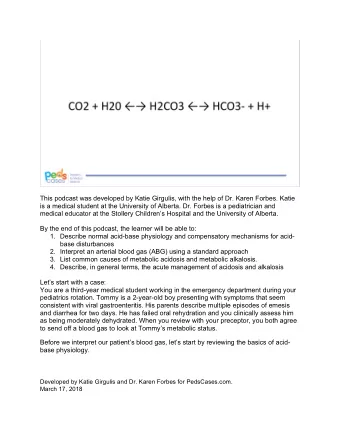 This podcast was developed by Katie Girgulis, with the help of Dr. Karen Forbes. Katie  is