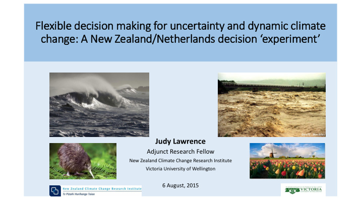 change a new zealand netherlands decision experiment