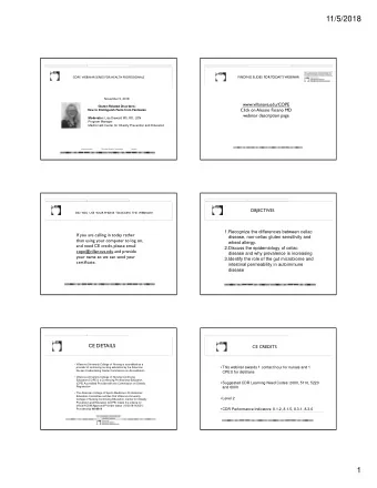 11/5/2018  FINDING SLIDES FOR TODAYS WEBINAR  COPE  WEBINAR SERIES FOR HEALTH PROFESSIONALS