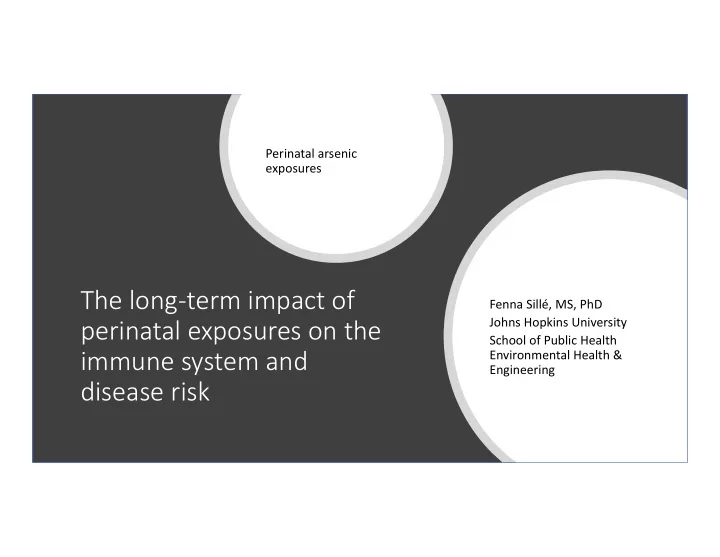 the long term impact of