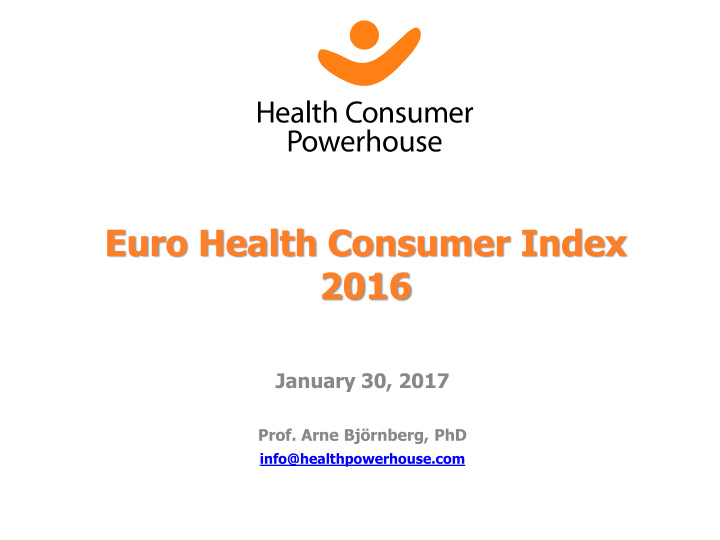 euro health consumer index