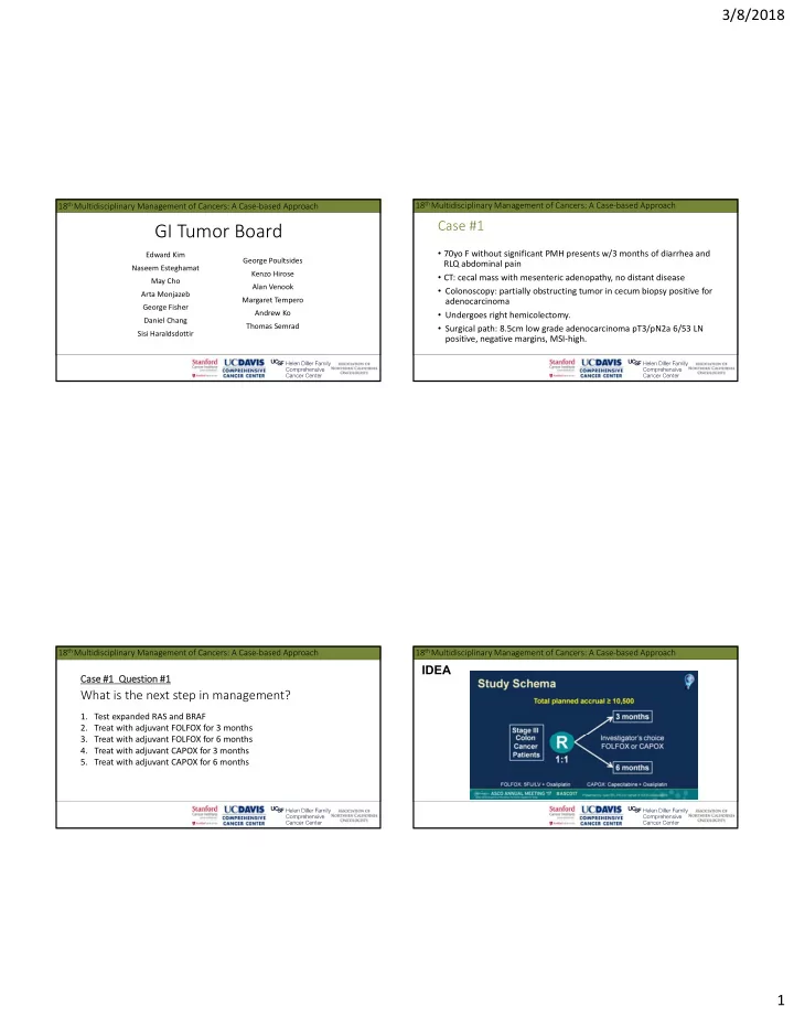 gi tumor board