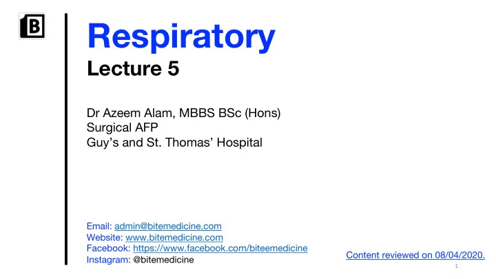 respiratory