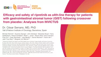 Efficacy and safety of ripretinib as  4th-line therapy for patients  with gastrointestinal