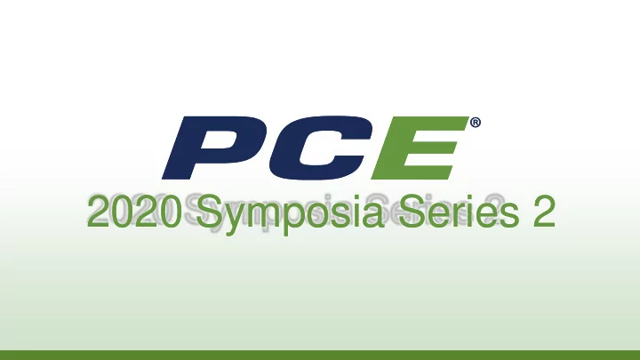 2020 symposia series 2 2020 symposia series 2