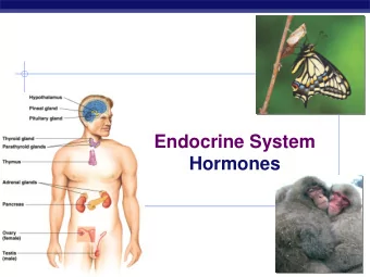 Hormones AP Biology 2007-2008  Regulation  Why are hormones needed?  chemical messages from