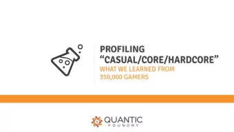 Action  Social  Mastery  Achievement  Immersion  Creativity Boom! Lets Play Together