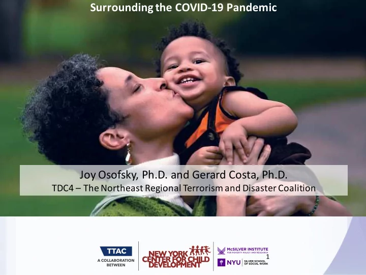 supporting families and caregivers of infants and young