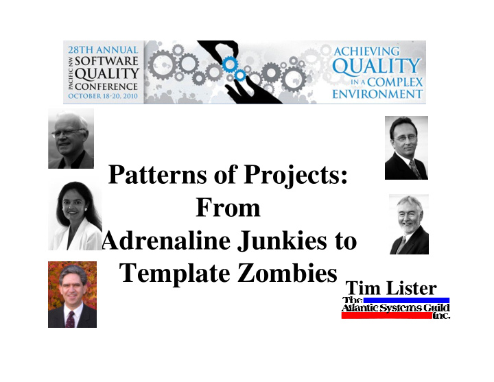 patterns of projects from adrenaline junkies to