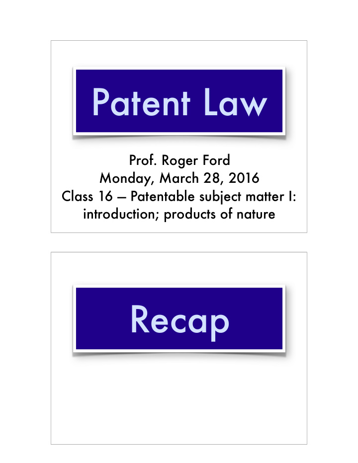 patent law