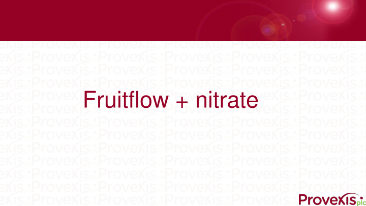 fruitflow nitrate exercise induced inflammation