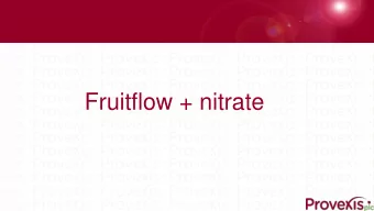 Fruitflow + nitrate  Exercise induced inflammation  Exercise releases thrombin and  adrenaline into