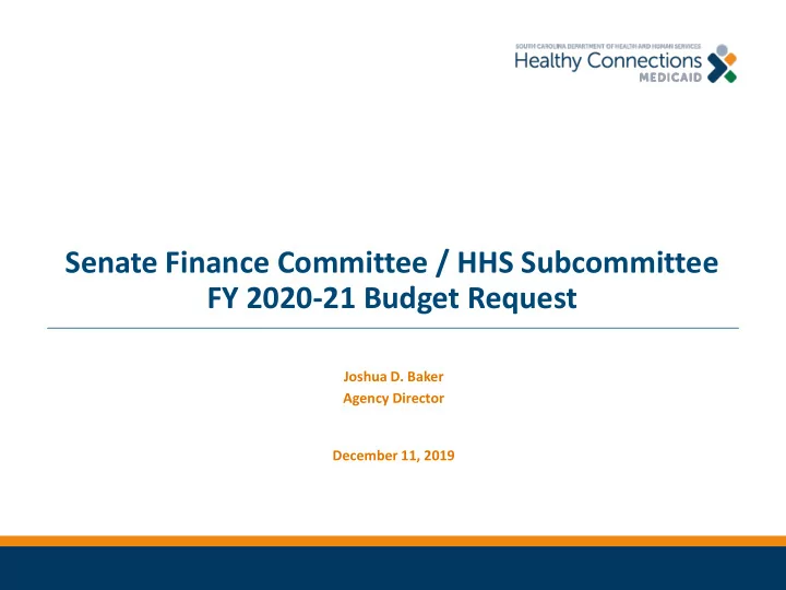 fy 2020 21 budget request