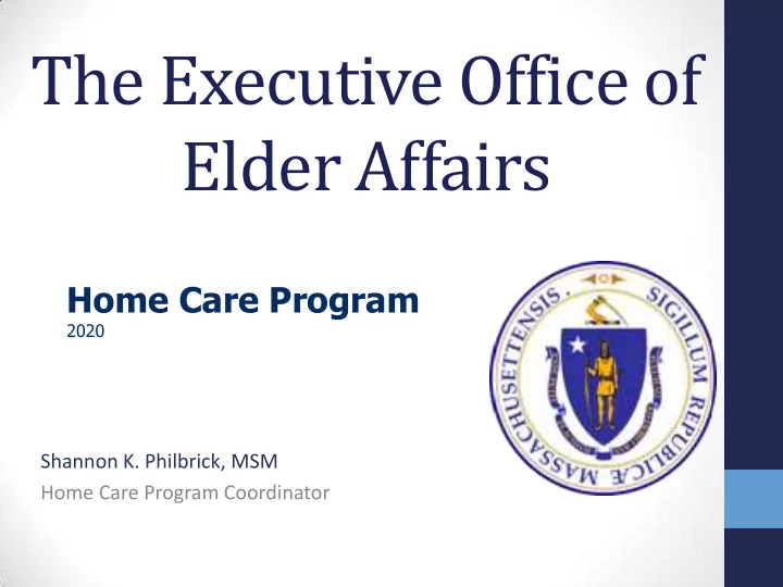 the executive office of