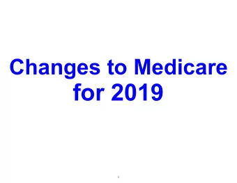 for 2019  1  APPRISE  is Pennsylvanias  State Health Insurance  Assistance Program  (SHIP)  2