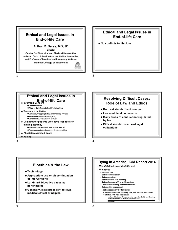 ethical and legal issues in ethical and legal issues in