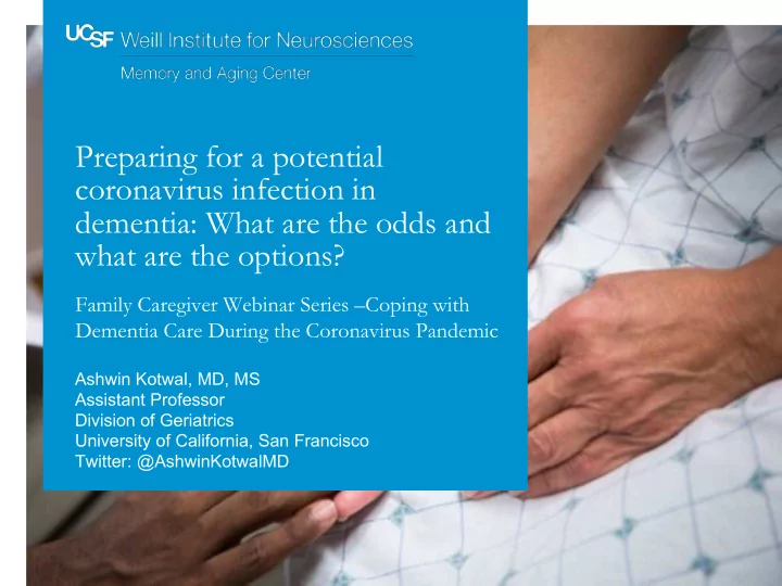preparing for a potential coronavirus infection in