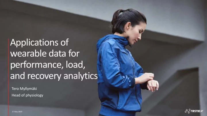 wearable data for