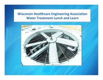 Scale and Deposition are Often the First Problem Associated With Tower and Refrigeration Systems