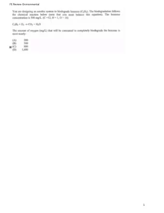 concentration is 500 mg/L. (C =12. H = 1,0 = 16) CtHi + &gt;&gt; COt + H ; 0 The amount of