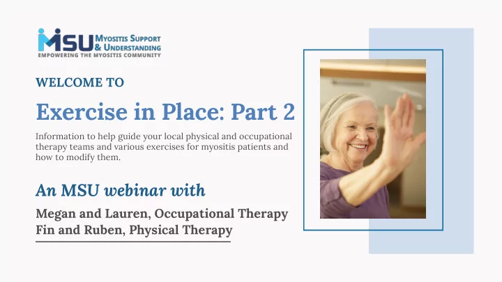 exercise in place part 2