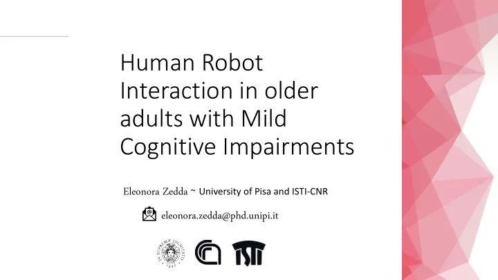interaction in older