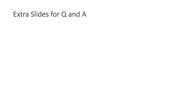 extra slides for q and a diet patterns randomized