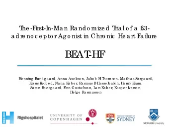 BE  AT  -HF  He nning  Bundg a a rd, Anna  Axe lsso n, Ja ko b H T  ho mse n, Ma thia s S rg a a