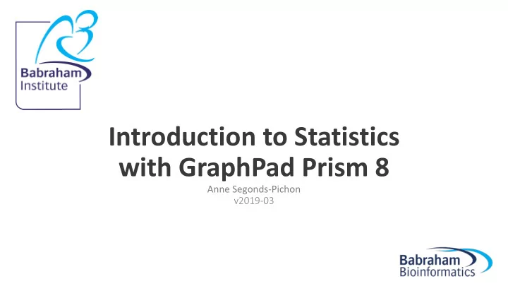 introduction to statistics