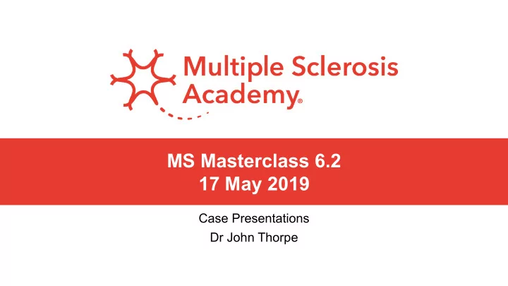 ms masterclass 6 2 17 may 2019