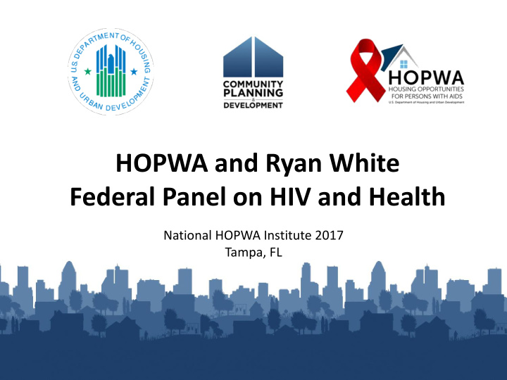 federal panel on hiv and health