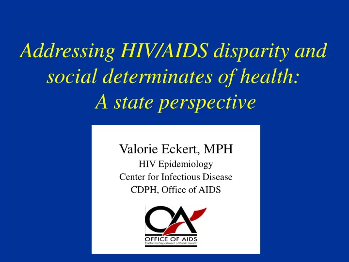 social determinates of health