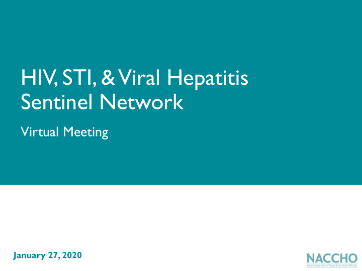 hiv sti viral hepatitis sentinel network