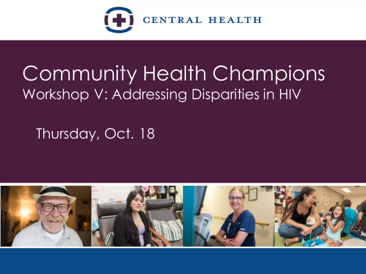 community health champions